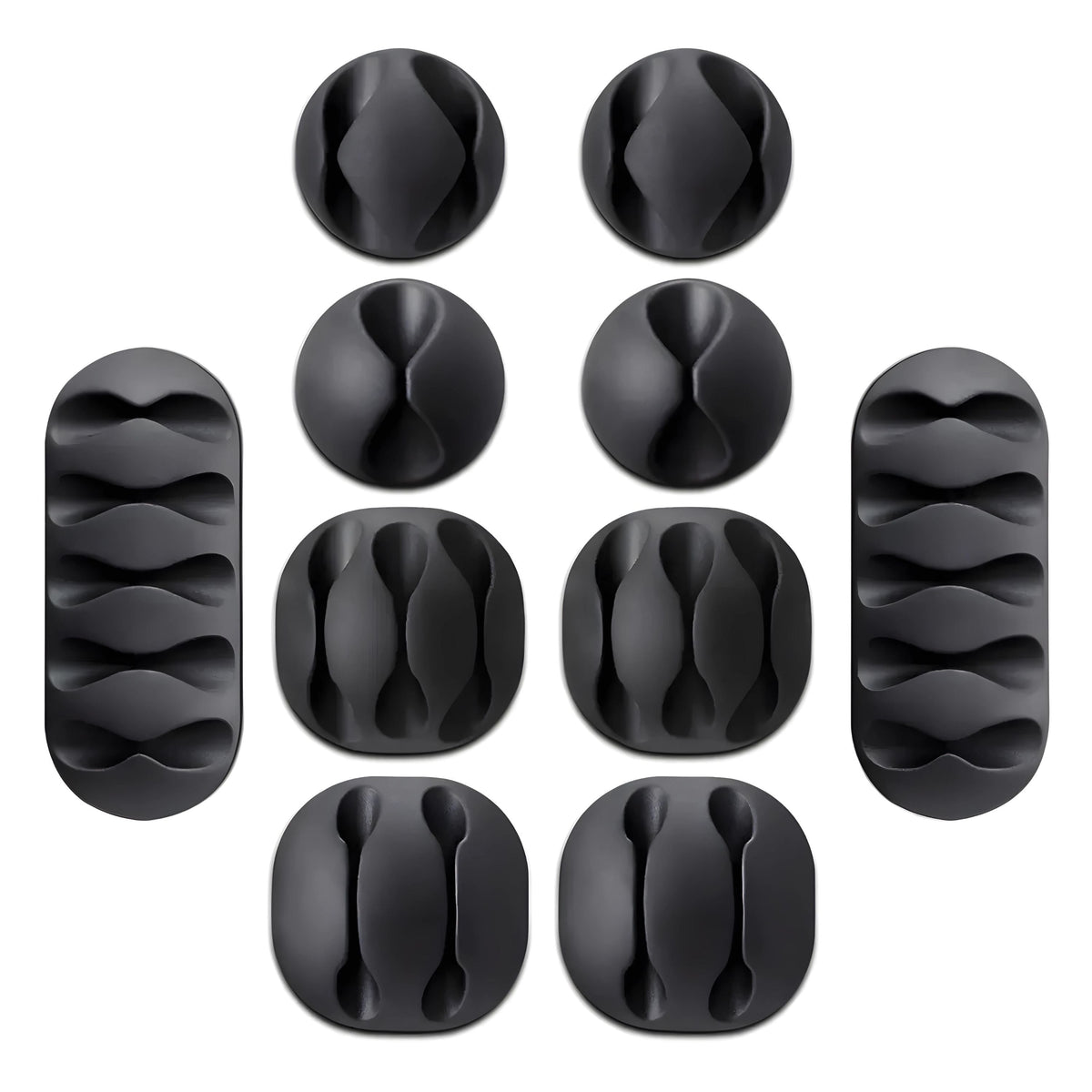 Desktop Cable Clip Organizer Set 10 Pcs
